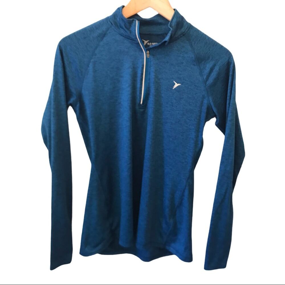Old Navy 1/4 Zip Long Sleeve Active Go Dry Shirt S